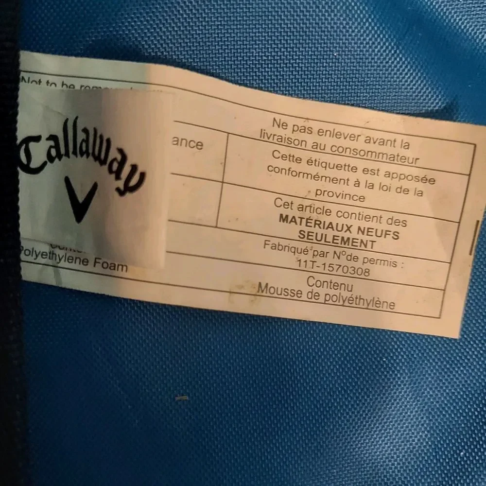 Callaway Black Golf Shoe Vented Full Zip Travel Bag 1982 Senior Championship PGA